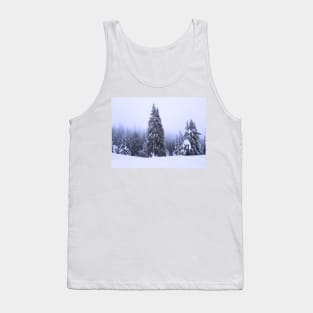 A Pine Forest in Winter Tank Top